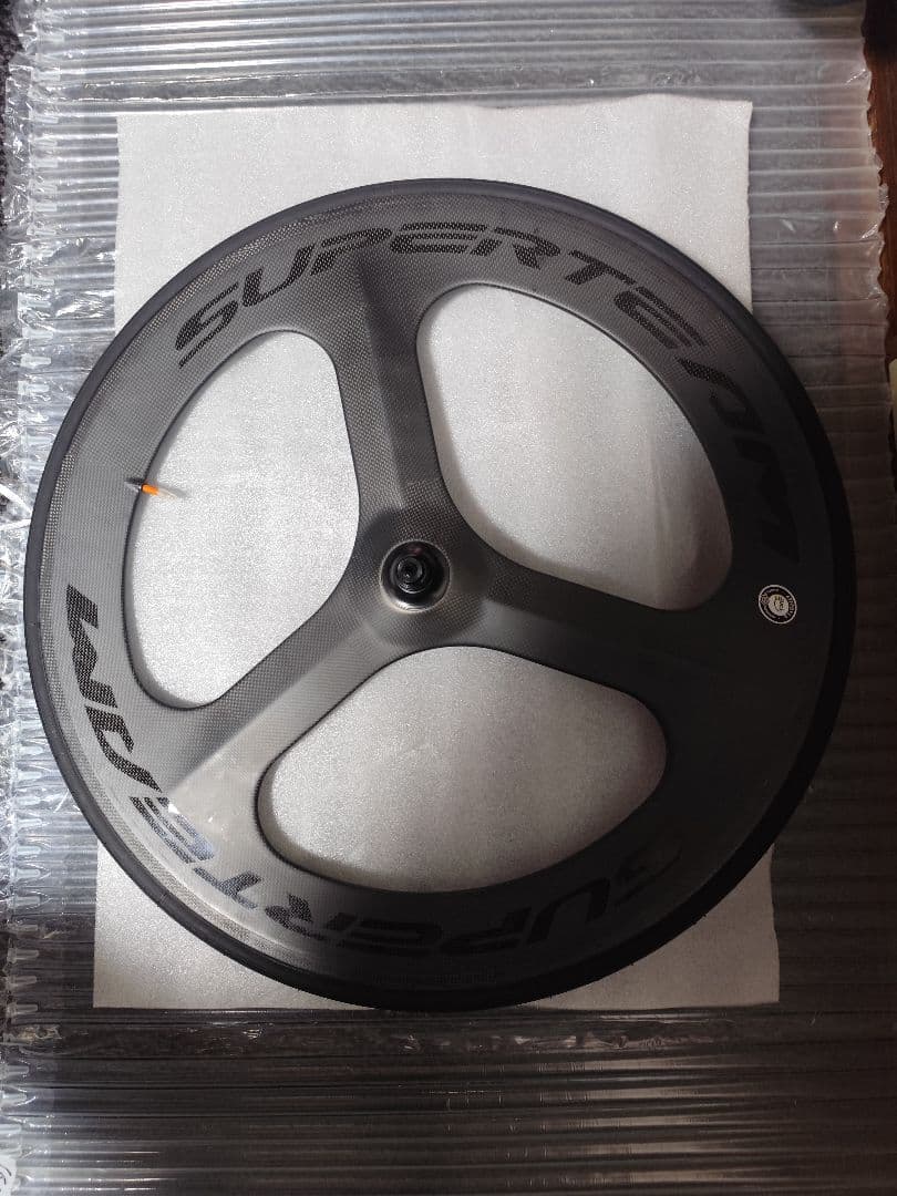 ☆スーパーチーム　F+R カーボンホイール チューブ+タイヤ　700c新品未使用