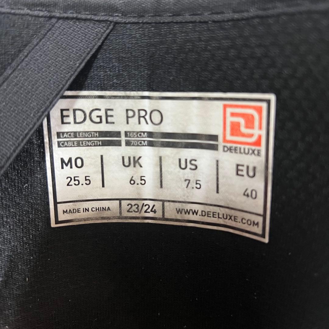 【即日発送】DEELUXE EDGE PRO 25.5cm 23-24モデル