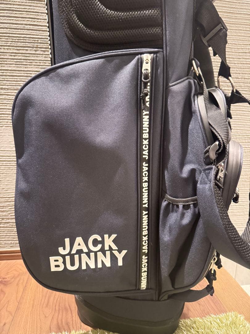 JACK BUNNY キャディバッグ　スタンド　ネイビー