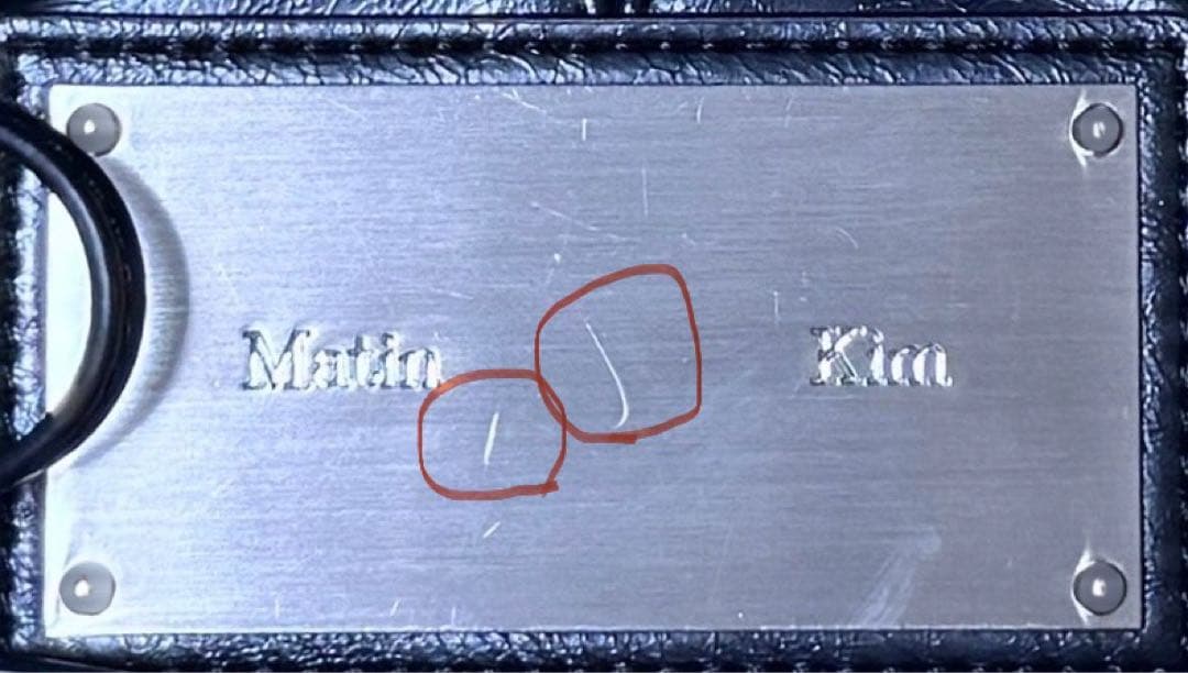 バッグ Matin Kim HALF SHIRRING RIBBON ROUND BAG