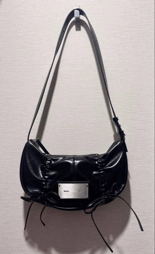 バッグ Matin Kim HALF SHIRRING RIBBON ROUND BAG