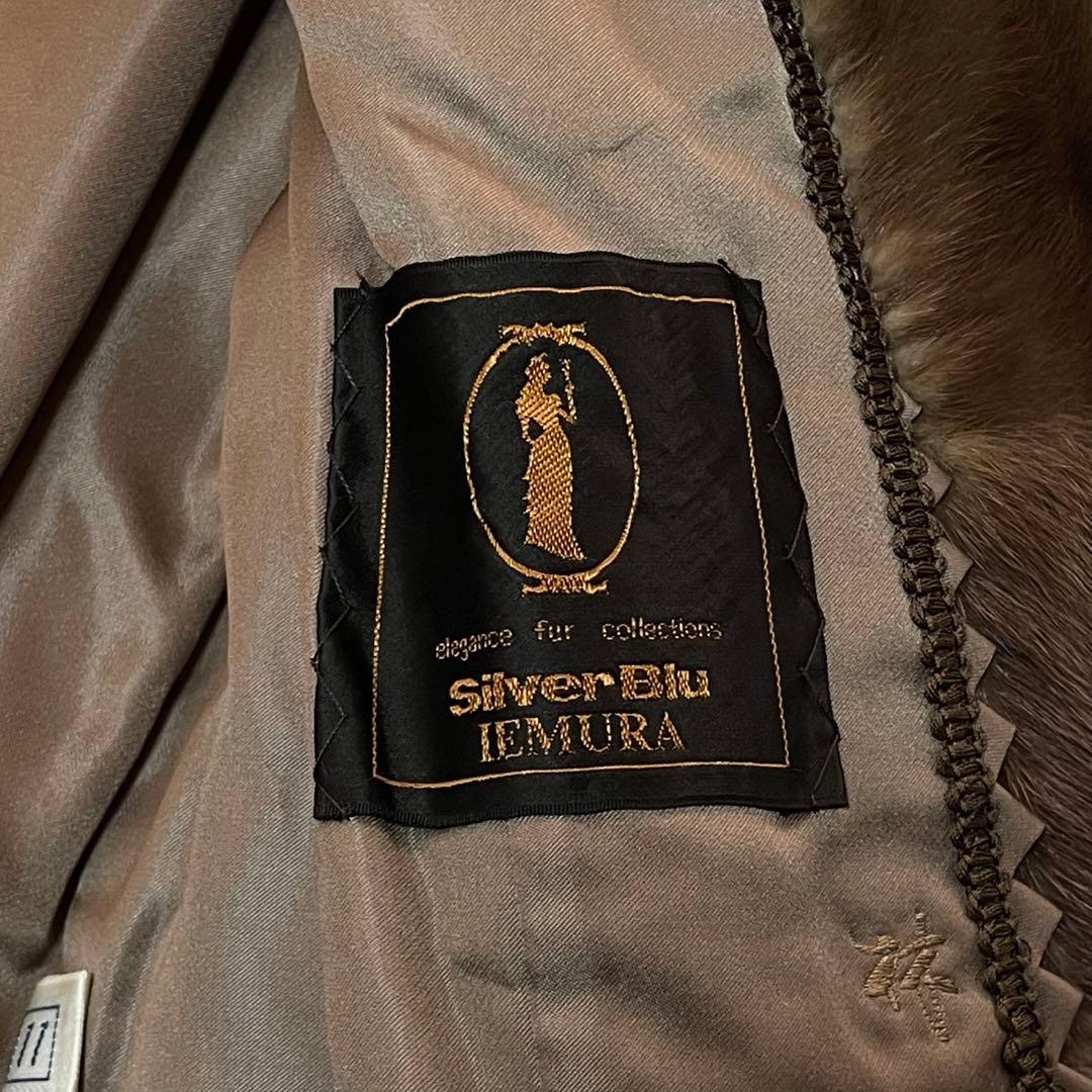 デミバフミンク 毛皮 コート サイズL相当 毛並み◎