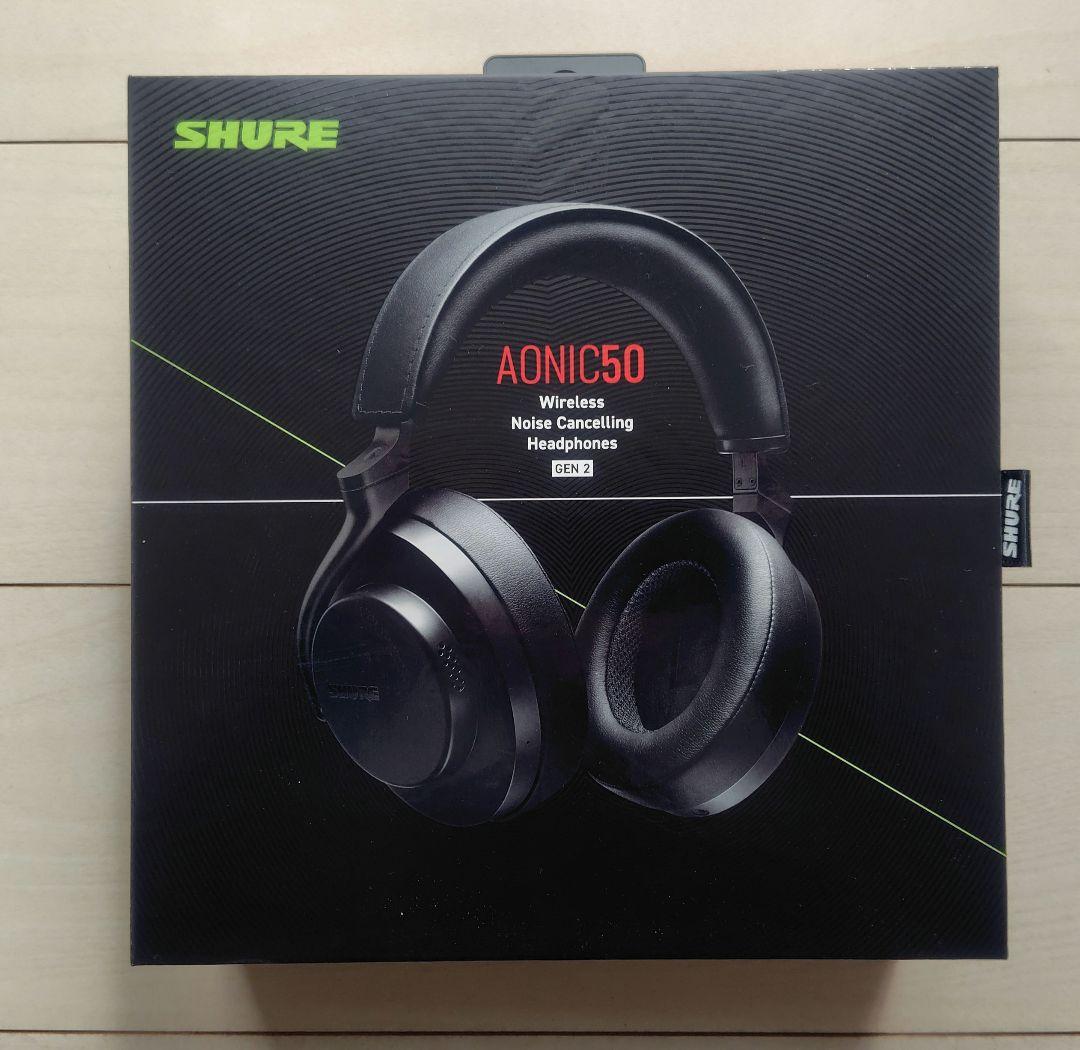 【ほぼ新品】SHURE AONIC50 Gen2 ワイヤレスヘッドホン