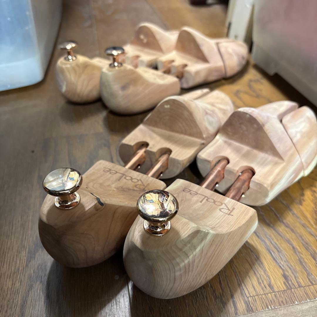 木製シューツリー　シューキーパー　25〜29cm相当　M〜Lサイズ6足分used
