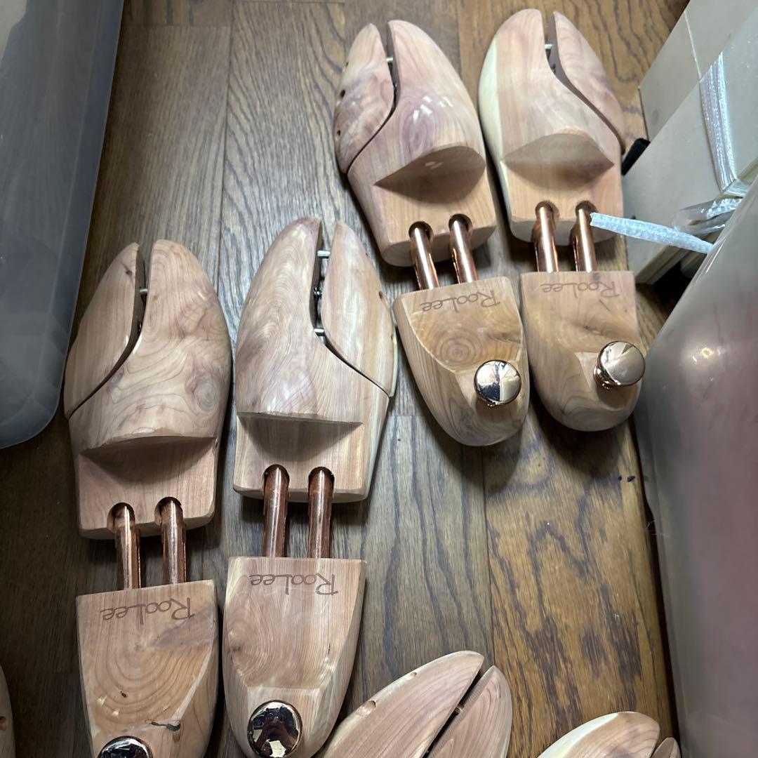 木製シューツリー　シューキーパー　25〜29cm相当　M〜Lサイズ6足分used