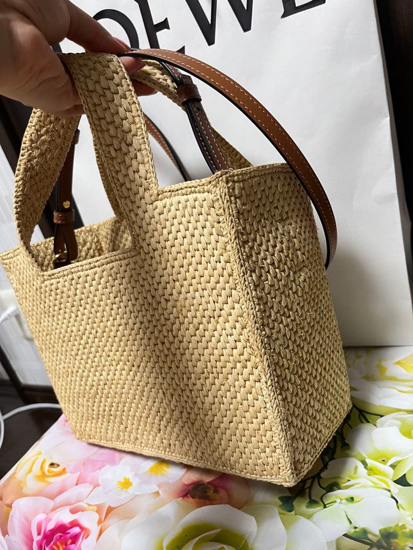 マロLOEWE ♡フォントトートラフィアスモール