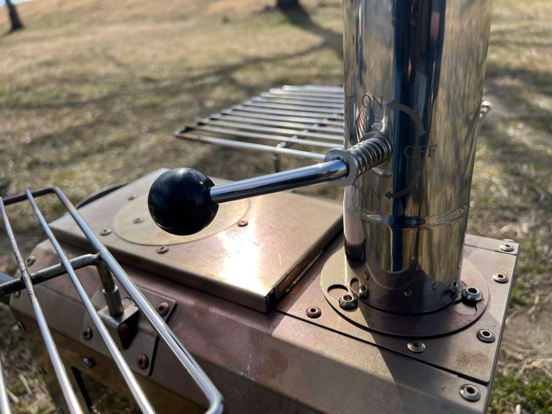 ポータブル薪ストーブ ステンレス製