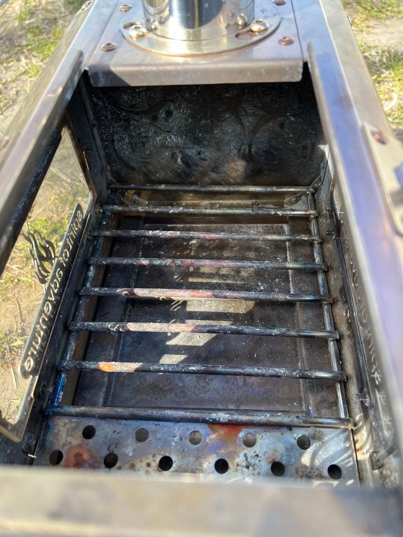 ポータブル薪ストーブ ステンレス製