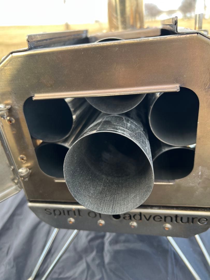 ポータブル薪ストーブ ステンレス製