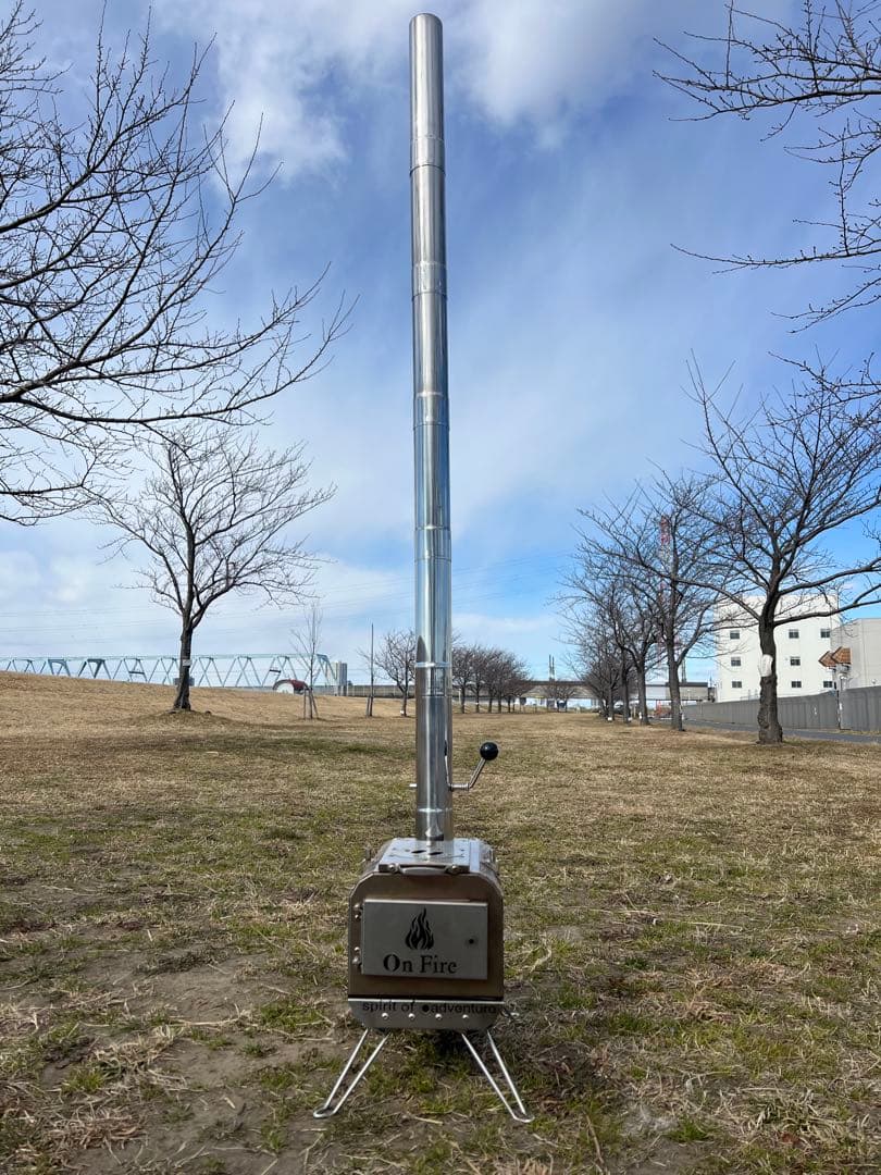 ポータブル薪ストーブ ステンレス製