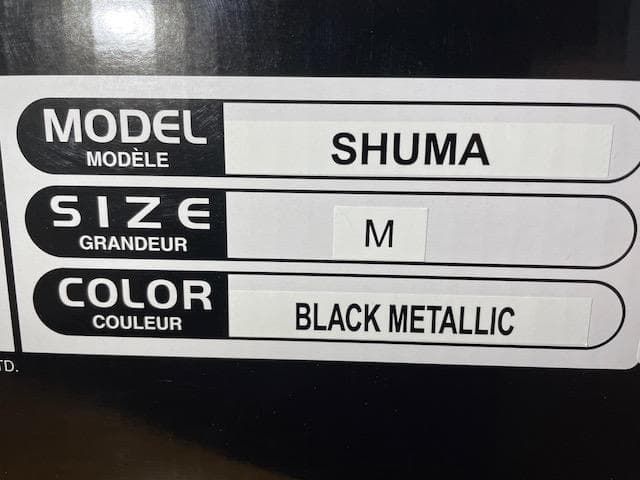 OGK KABUTO SHUMA シューマ　ブラックメタリック　Mサイズ