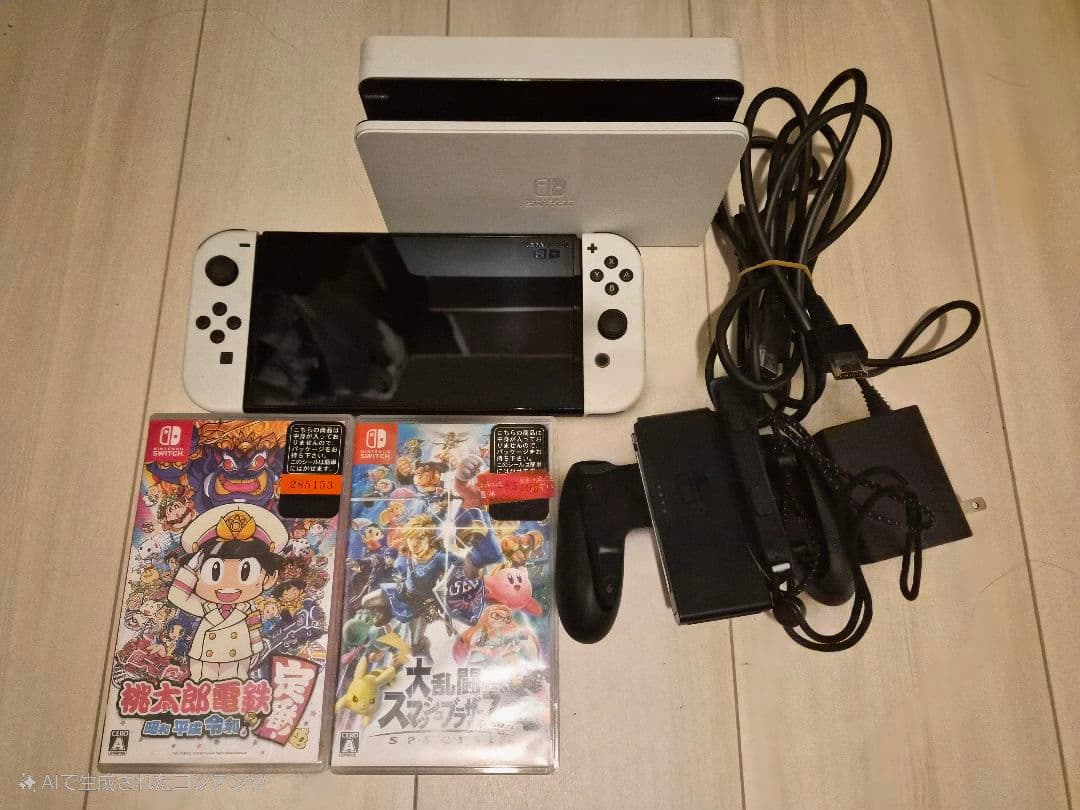 : Nintendo Switch（有機ELモデル)+スマブラ・桃鉄