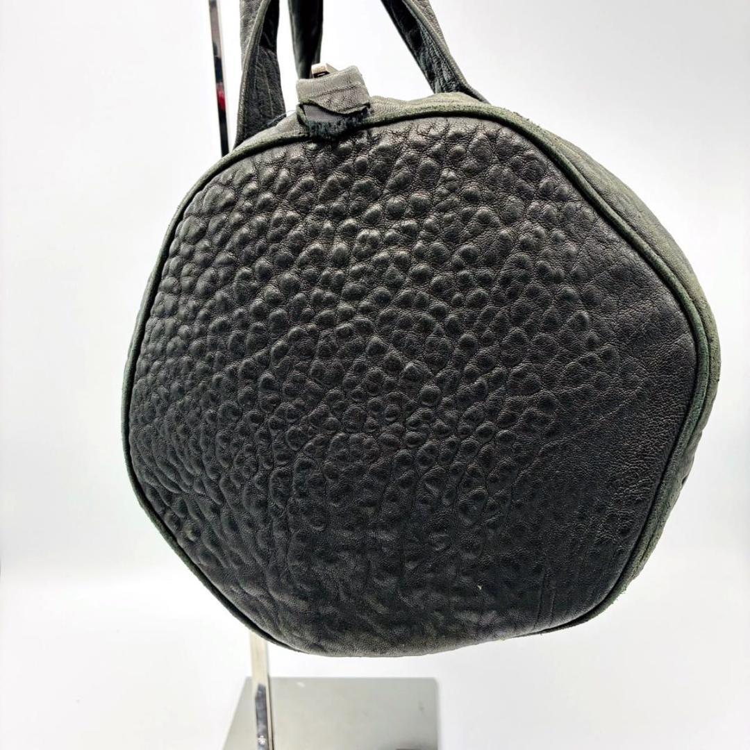 アレキサンダーワン ミニボストン ハンドバッグ レザー シボ革 archiv