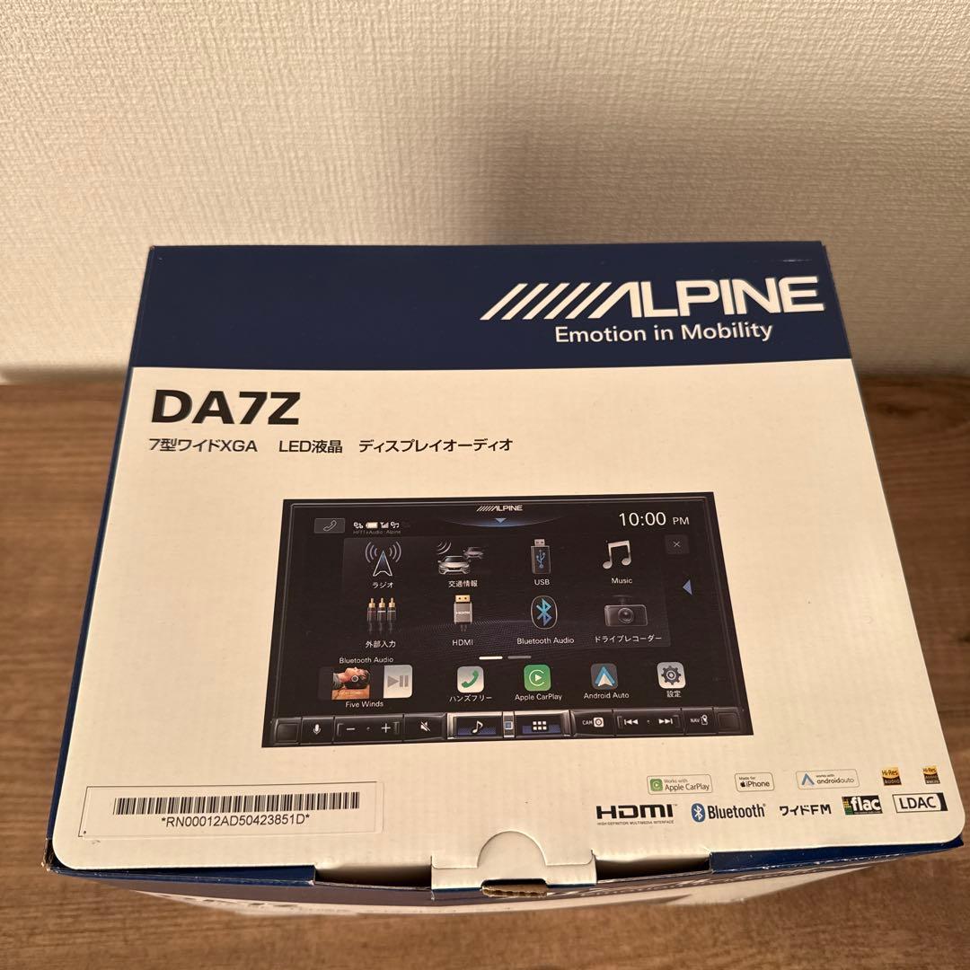 ALPINE DA7Z アルパイン　ディスプレイオーディオ　カーナビ