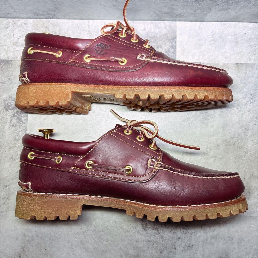 人気 ティンバーランド 3eyeクラシックラグ 26.5 デッキシューズ 赤茶
