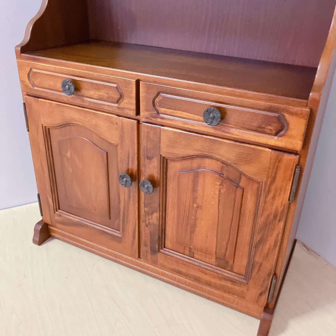 karimoku カリモク コロニアル 電話台　FAX台　サイドチェスト　木製