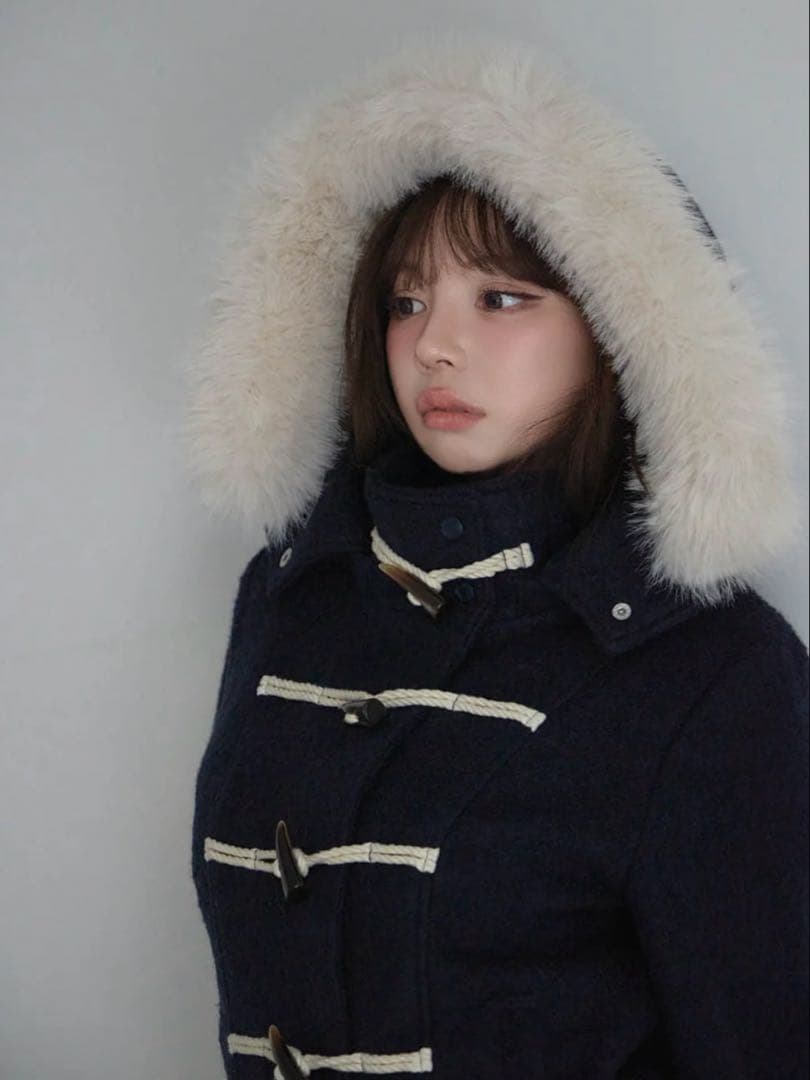 ANDMARY ショートウールコート