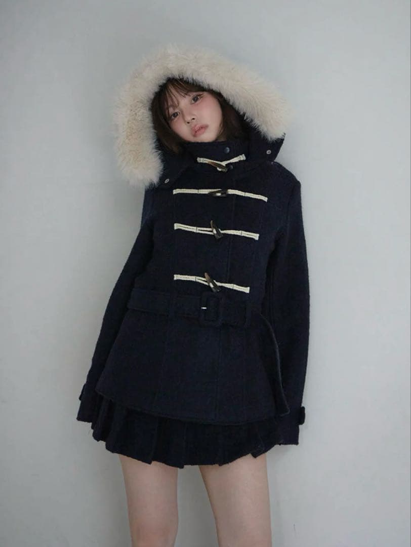 ANDMARY ショートウールコート