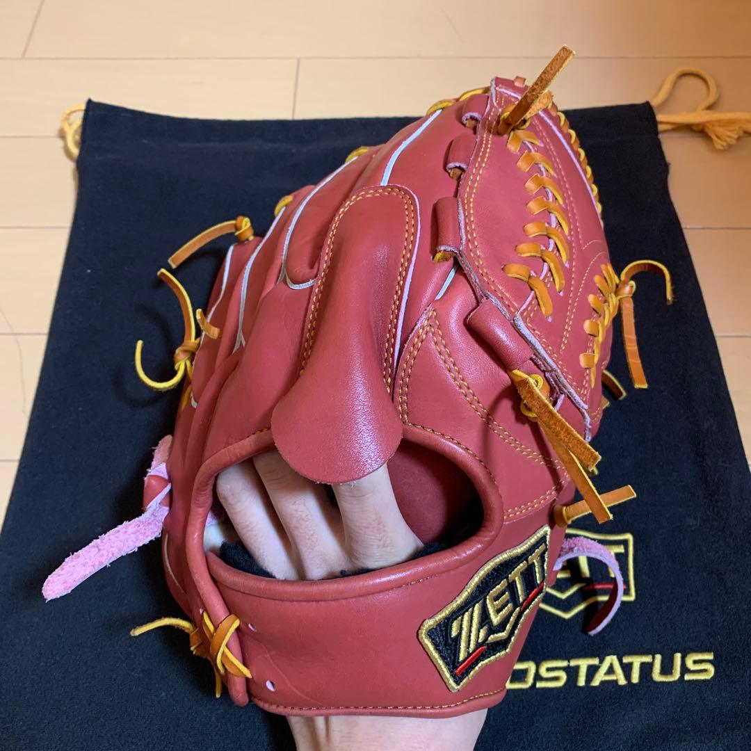 ZETT PROSTATUS 軟式グローブ ブラウン 右投げ 投手用