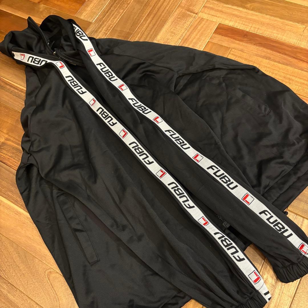 う*ー様 90s FUBU ジャージ セットアップ ブラック トラック パンツ