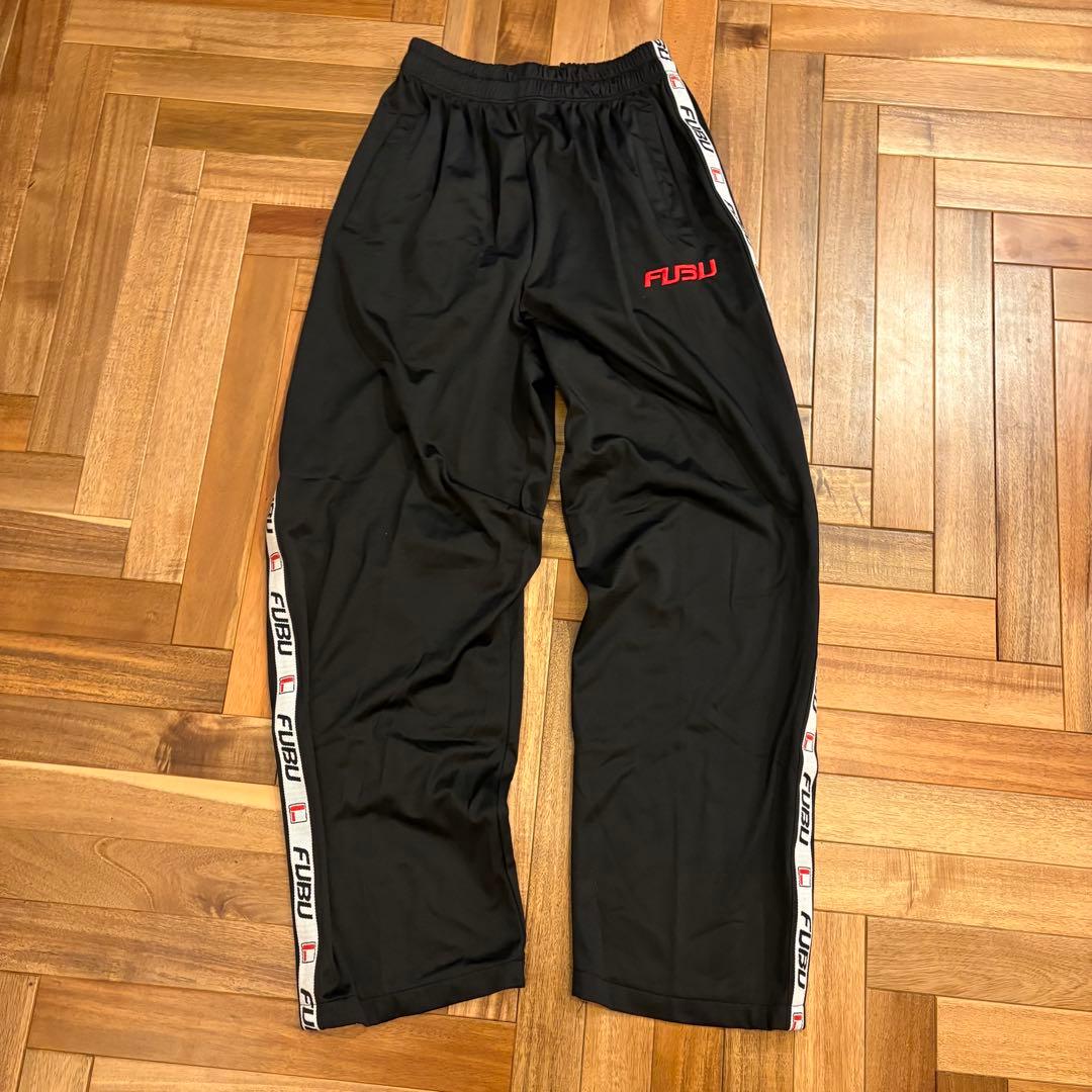 う*ー様 90s FUBU ジャージ セットアップ ブラック トラック パンツ