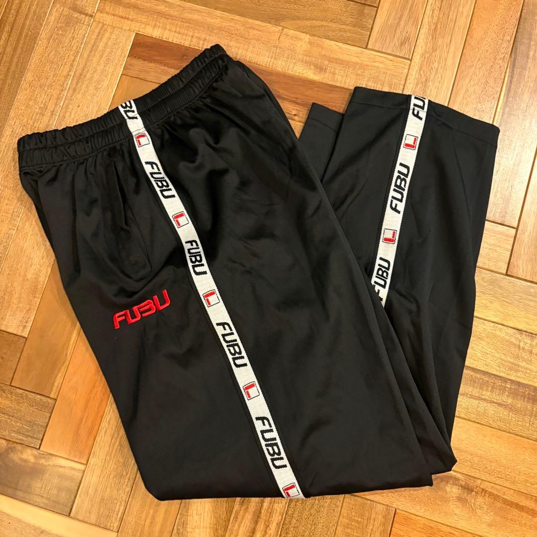 う*ー様 90s FUBU ジャージ セットアップ ブラック トラック パンツ