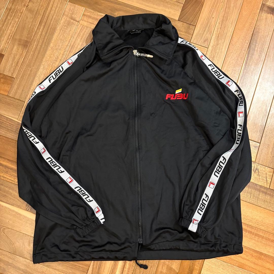 う*ー様 90s FUBU ジャージ セットアップ ブラック トラック パンツ