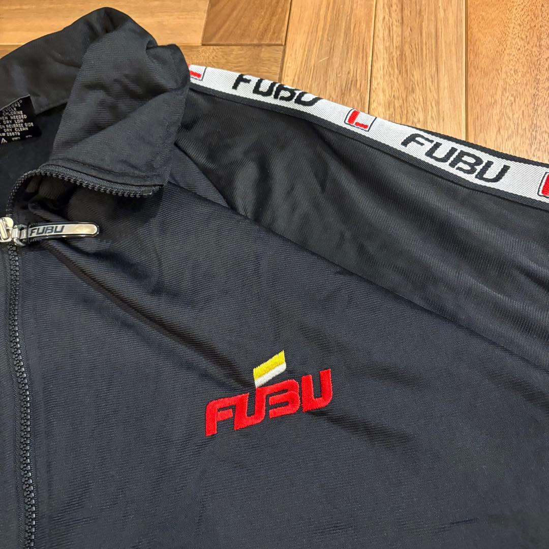 う*ー様 90s FUBU ジャージ セットアップ ブラック トラック パンツ