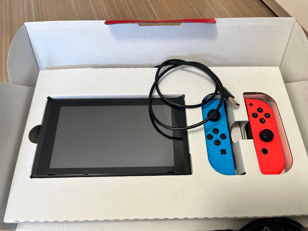 Nintendo Switch 本体ネオン バッテリー強化版セット付属品完備美品