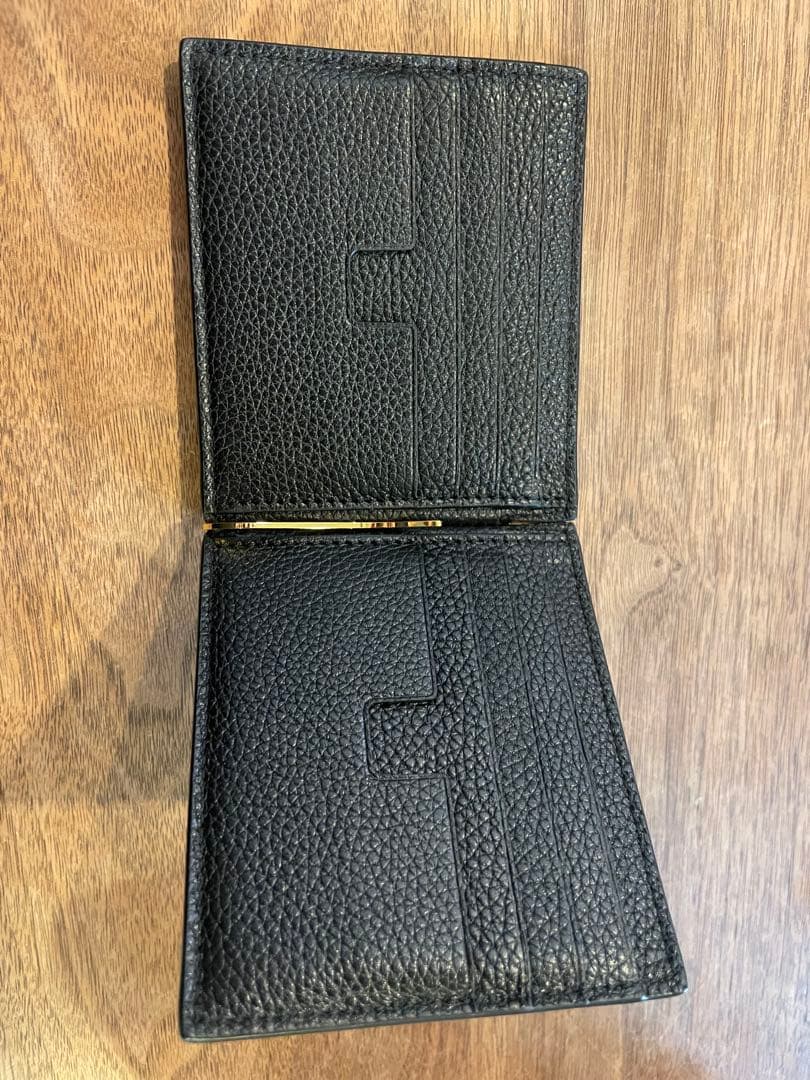 新品未使用✨TOMFORD トムフォード　マネークリップ　Y0231 レザー　黒