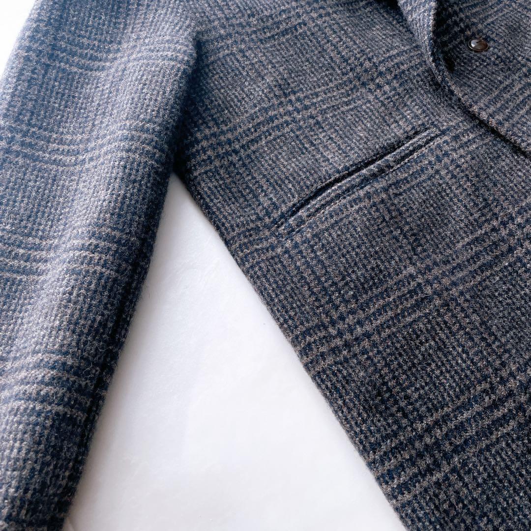 美品✨現行タグ パラスパレス グレンチェック チェスターコート ウール サイズ2