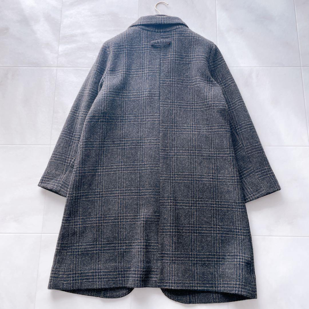 美品✨現行タグ パラスパレス グレンチェック チェスターコート ウール サイズ2