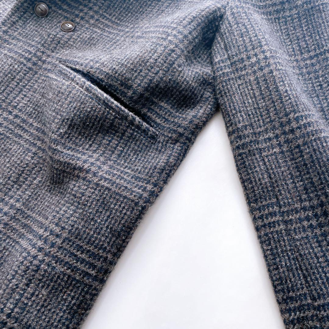 美品✨現行タグ パラスパレス グレンチェック チェスターコート ウール サイズ2