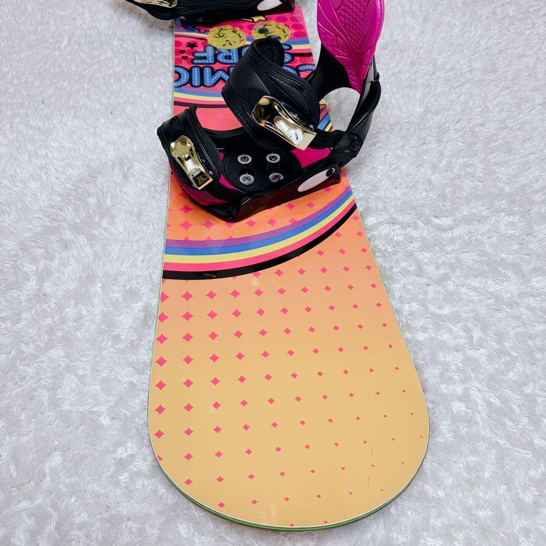 未使用級　初心者セット コスミックサーフ　スノーボード　ビンディング付