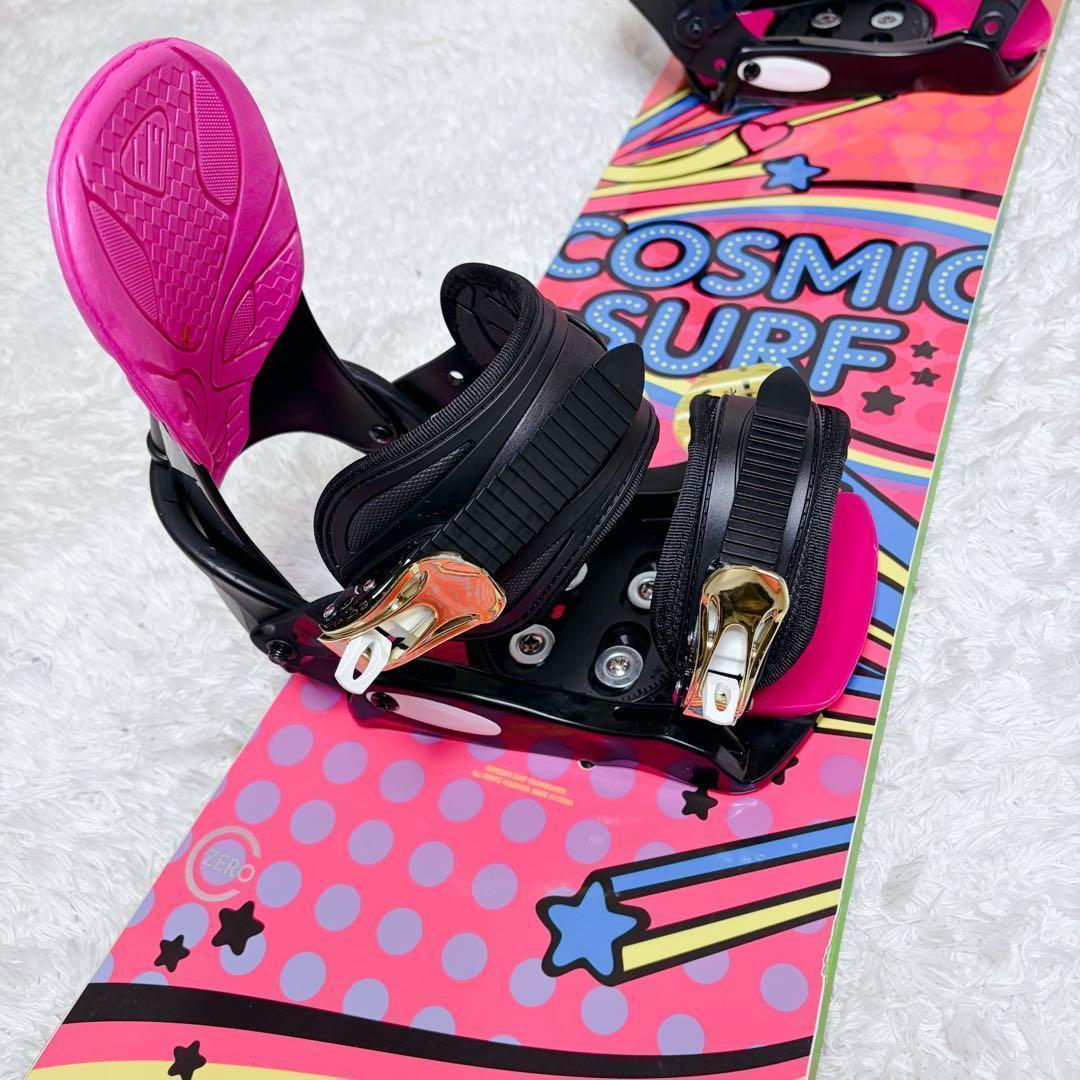 未使用級　初心者セット コスミックサーフ　スノーボード　ビンディング付