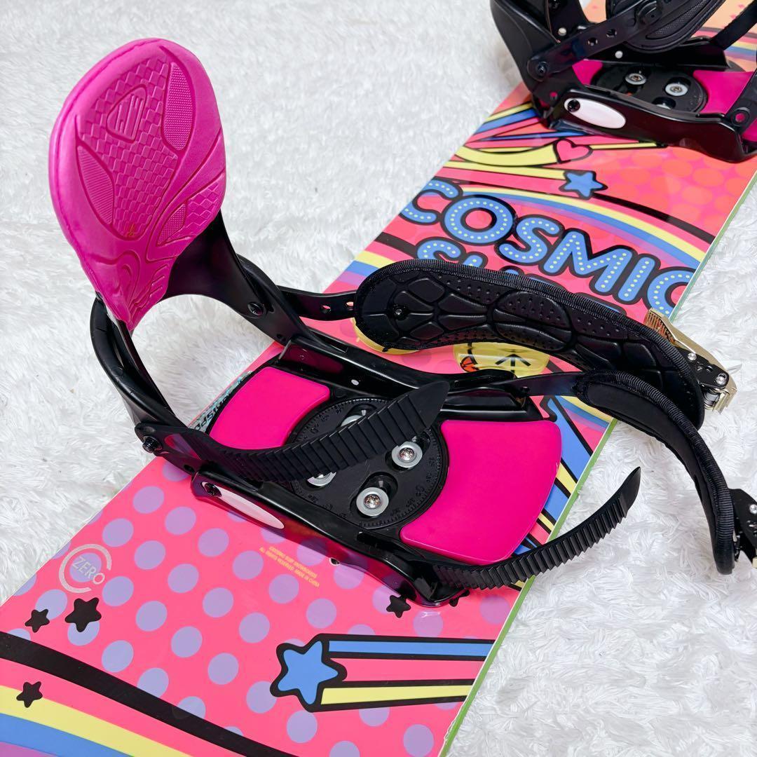 未使用級　初心者セット コスミックサーフ　スノーボード　ビンディング付