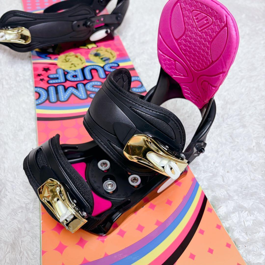 未使用級　初心者セット コスミックサーフ　スノーボード　ビンディング付