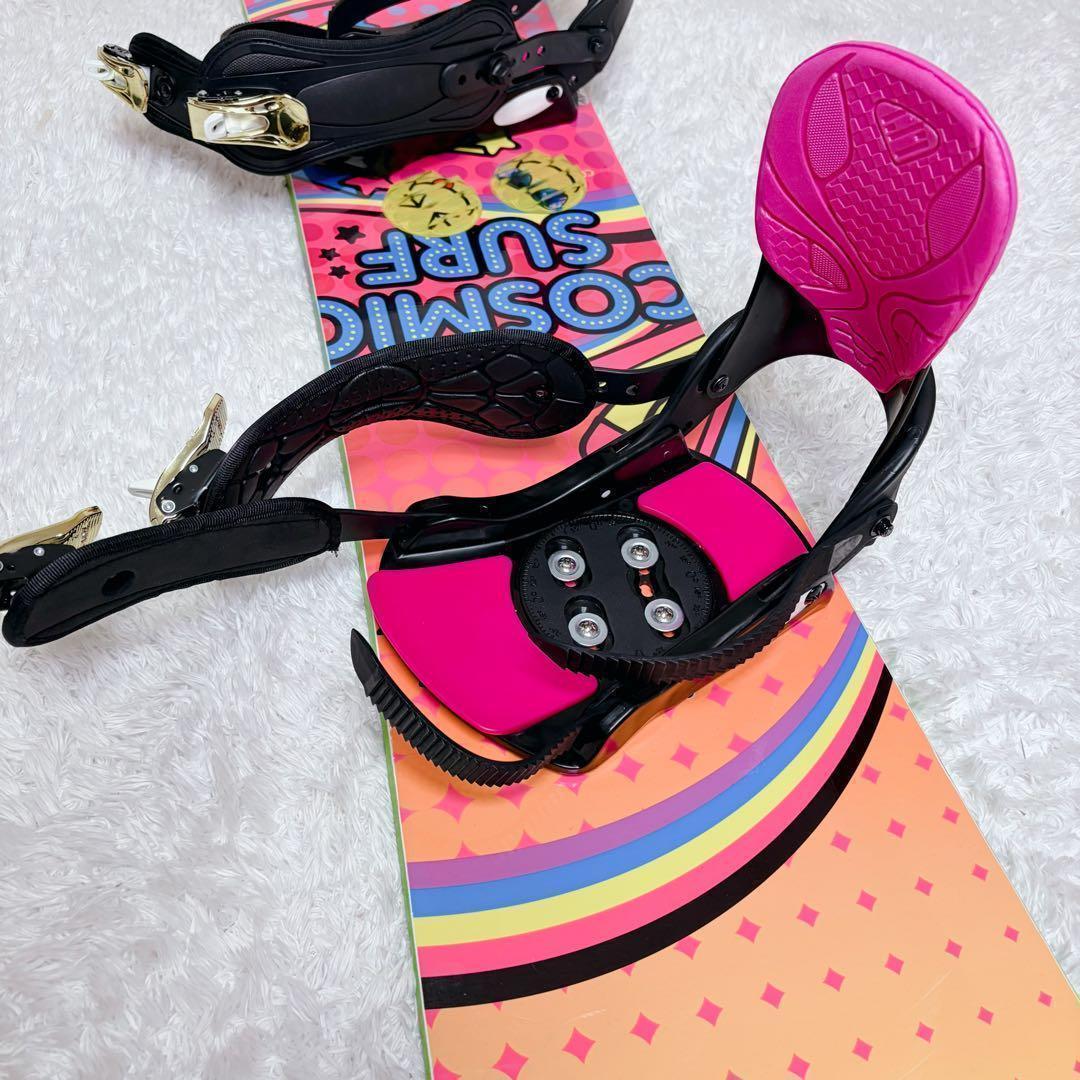 未使用級　初心者セット コスミックサーフ　スノーボード　ビンディング付