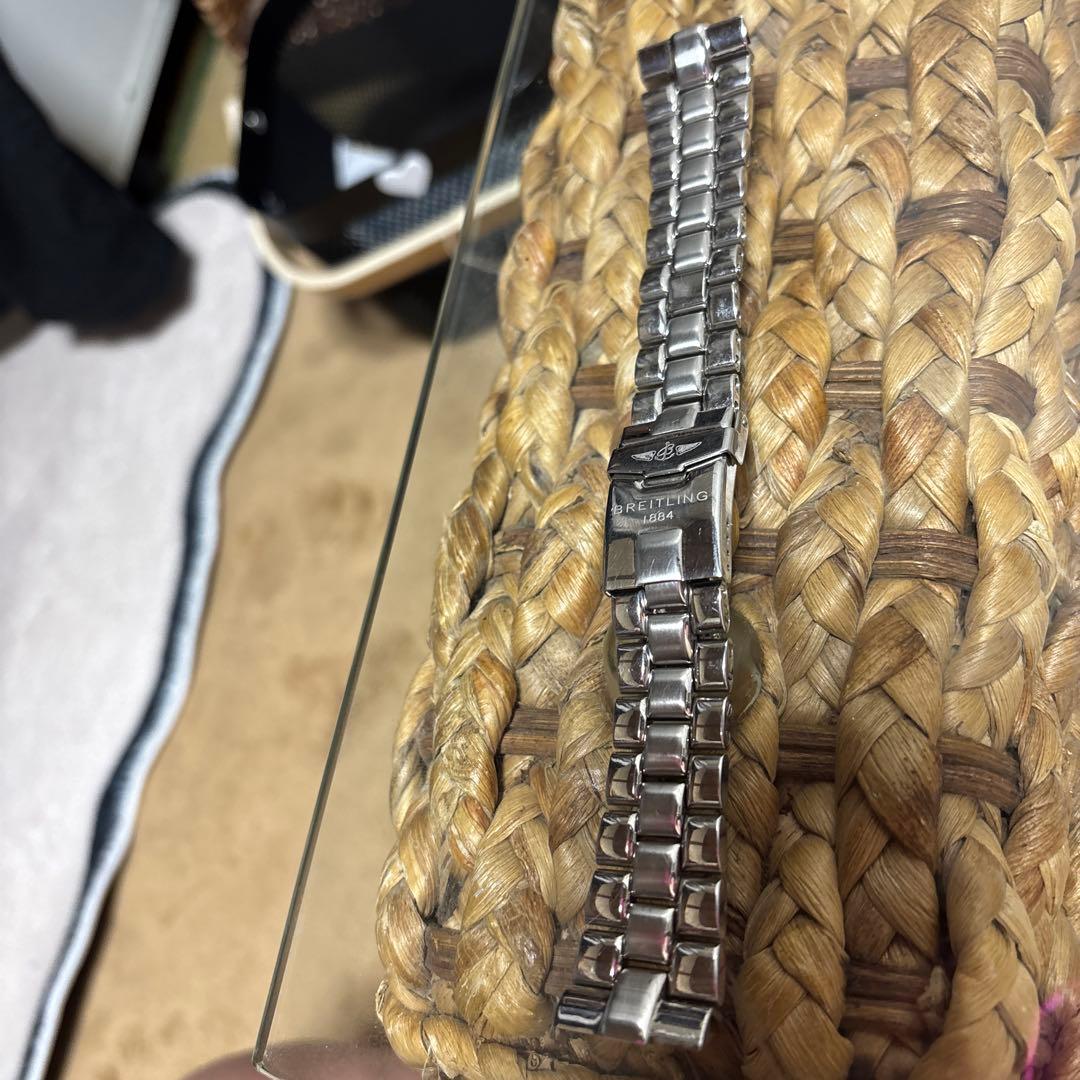 Breitling ステンレススチール 金属ベルト