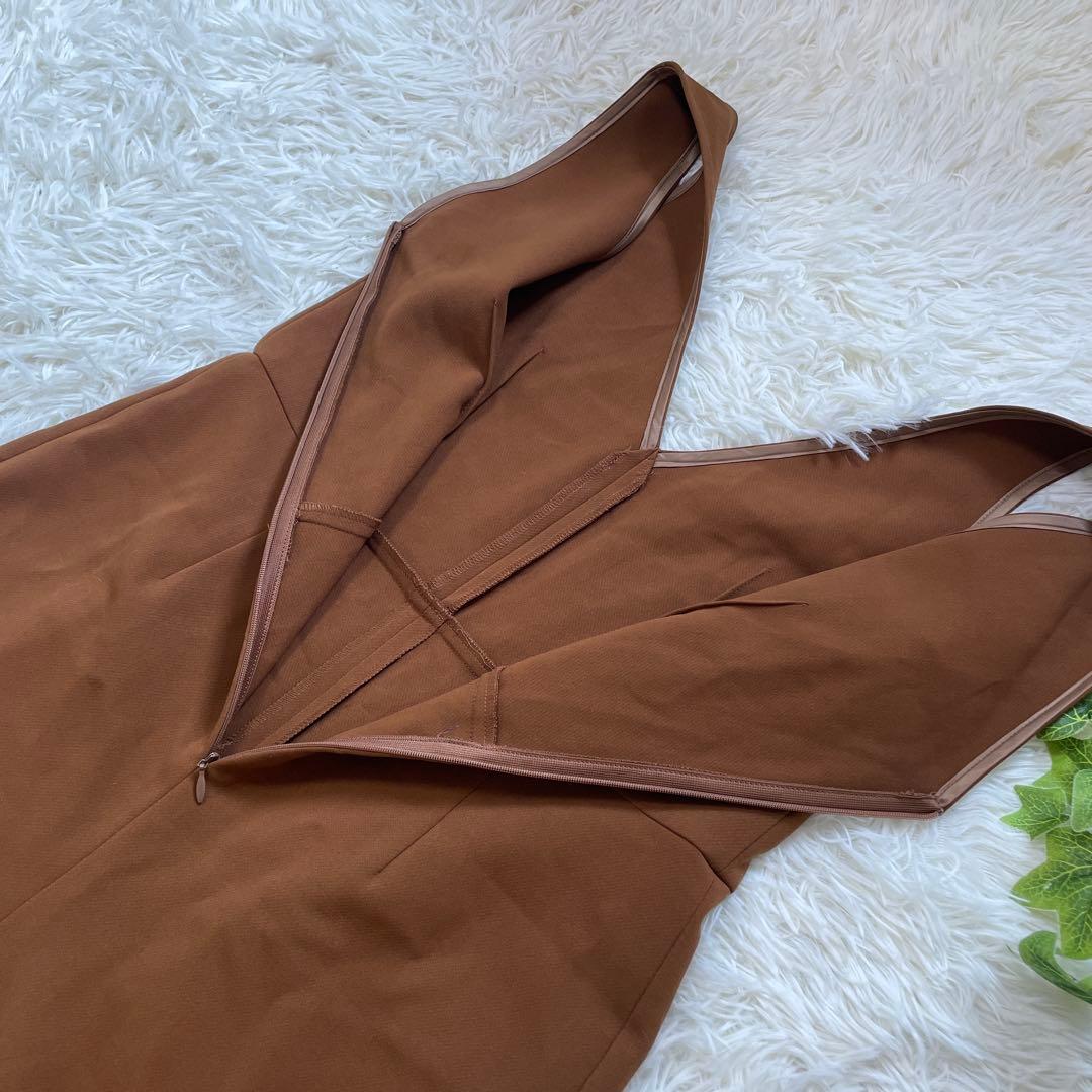 美品　ブルーレーベルクレストブリッジ　オールインワン　ブラウン　ストレッチ　36