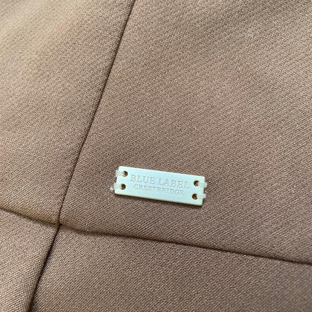 美品　ブルーレーベルクレストブリッジ　オールインワン　ブラウン　ストレッチ　36