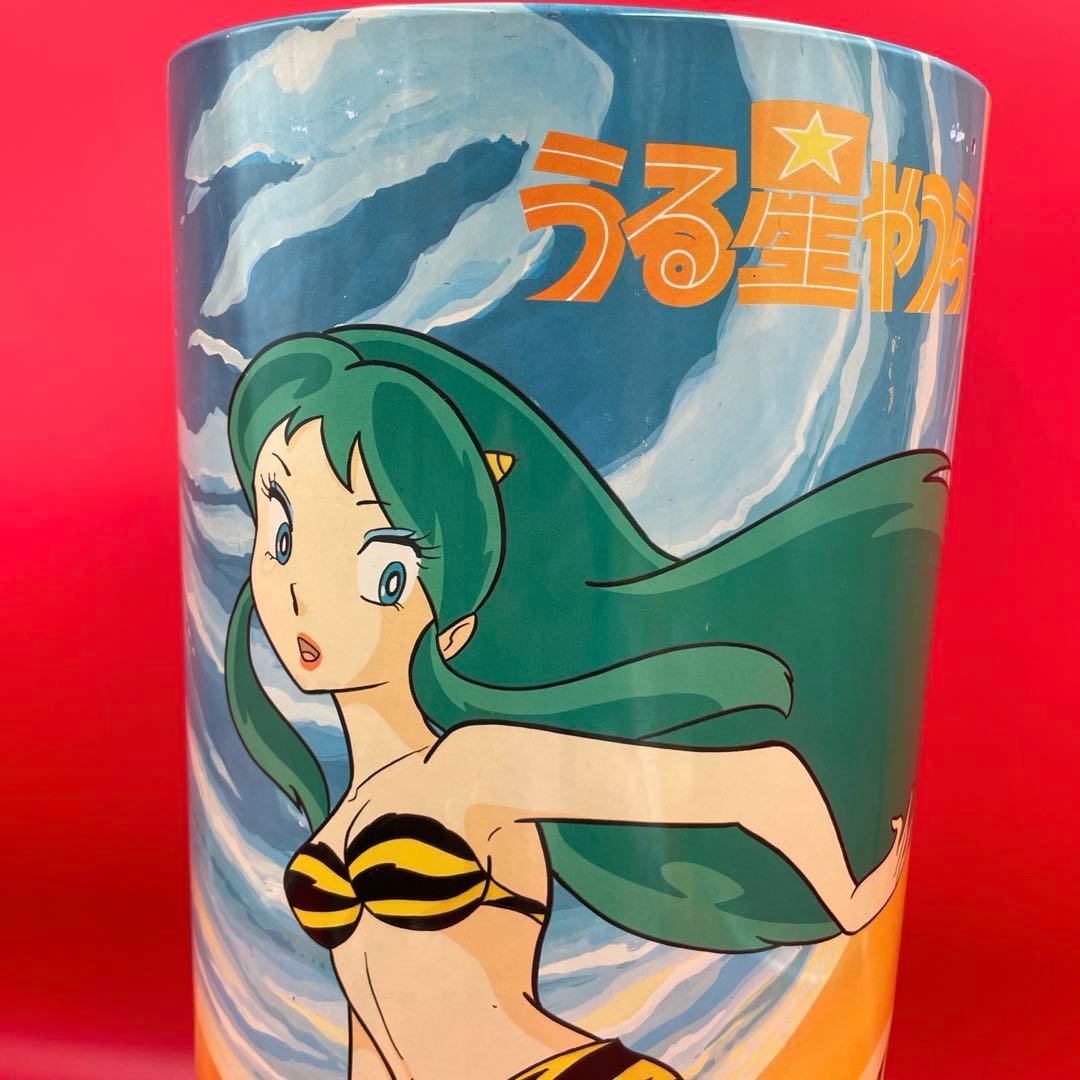 希少★激レア★ うる星やつら ★アニメ★ごみ箱　当時物　昭和レトロ　ブリキ製
