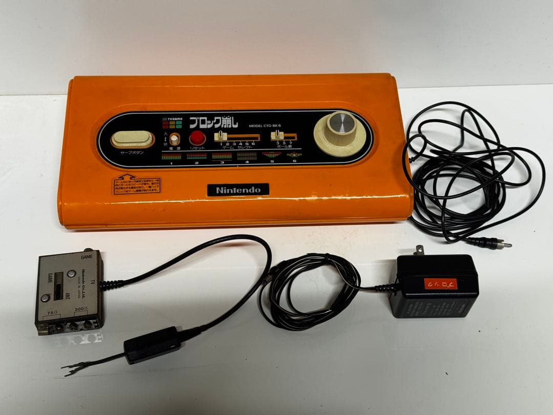 任天堂 ブロック崩し CTG-BK6 当時物　入手困難　動作未確認のためジャンク