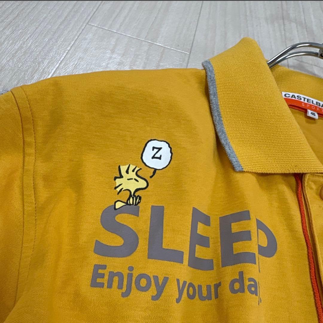 CASTELBAJAC カステルバジャック スポーツ スヌーピー 長袖ポロシャツ