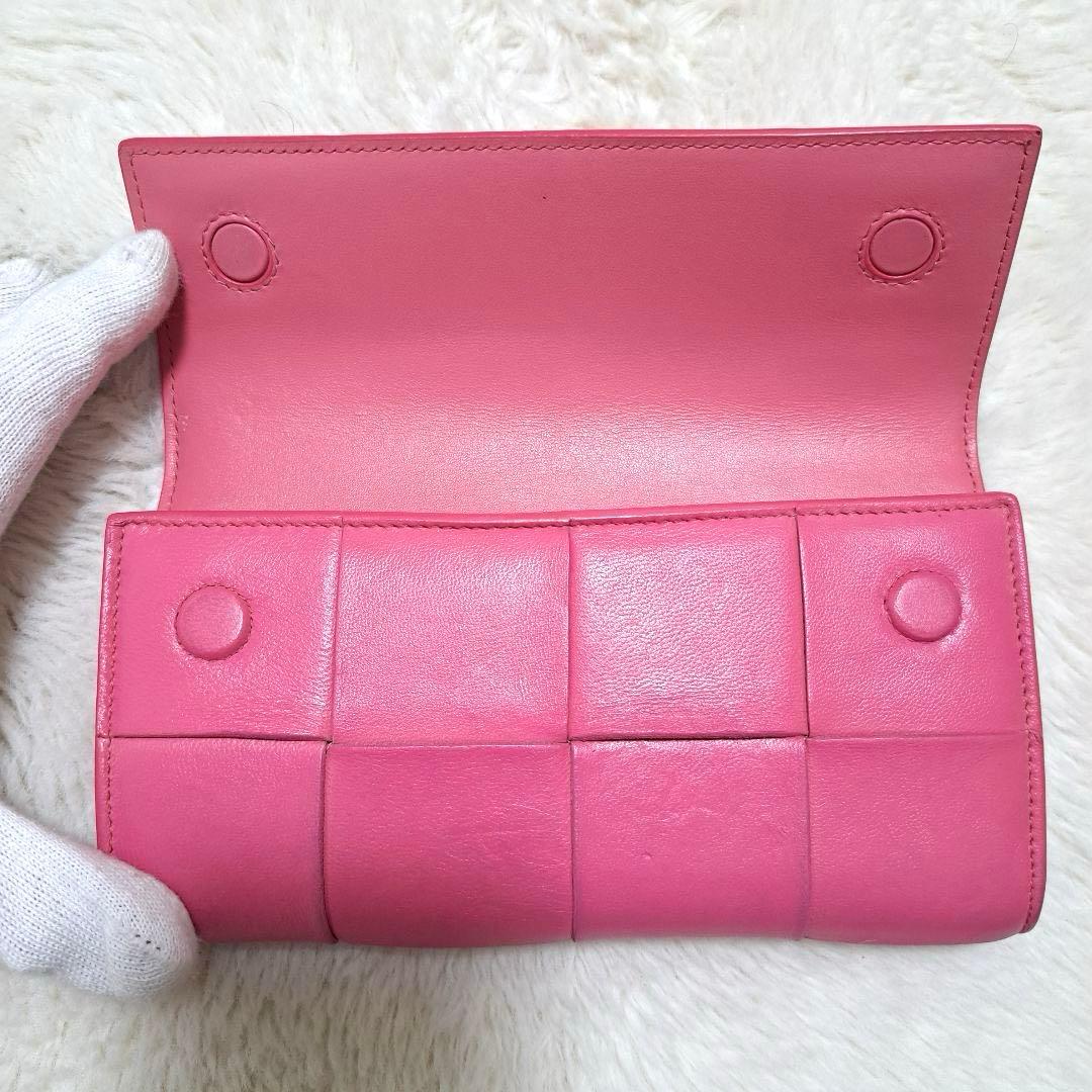 ✨美品　付属品完備✨ボッテガ　長財布　フラップ　カセット　イントレチャート