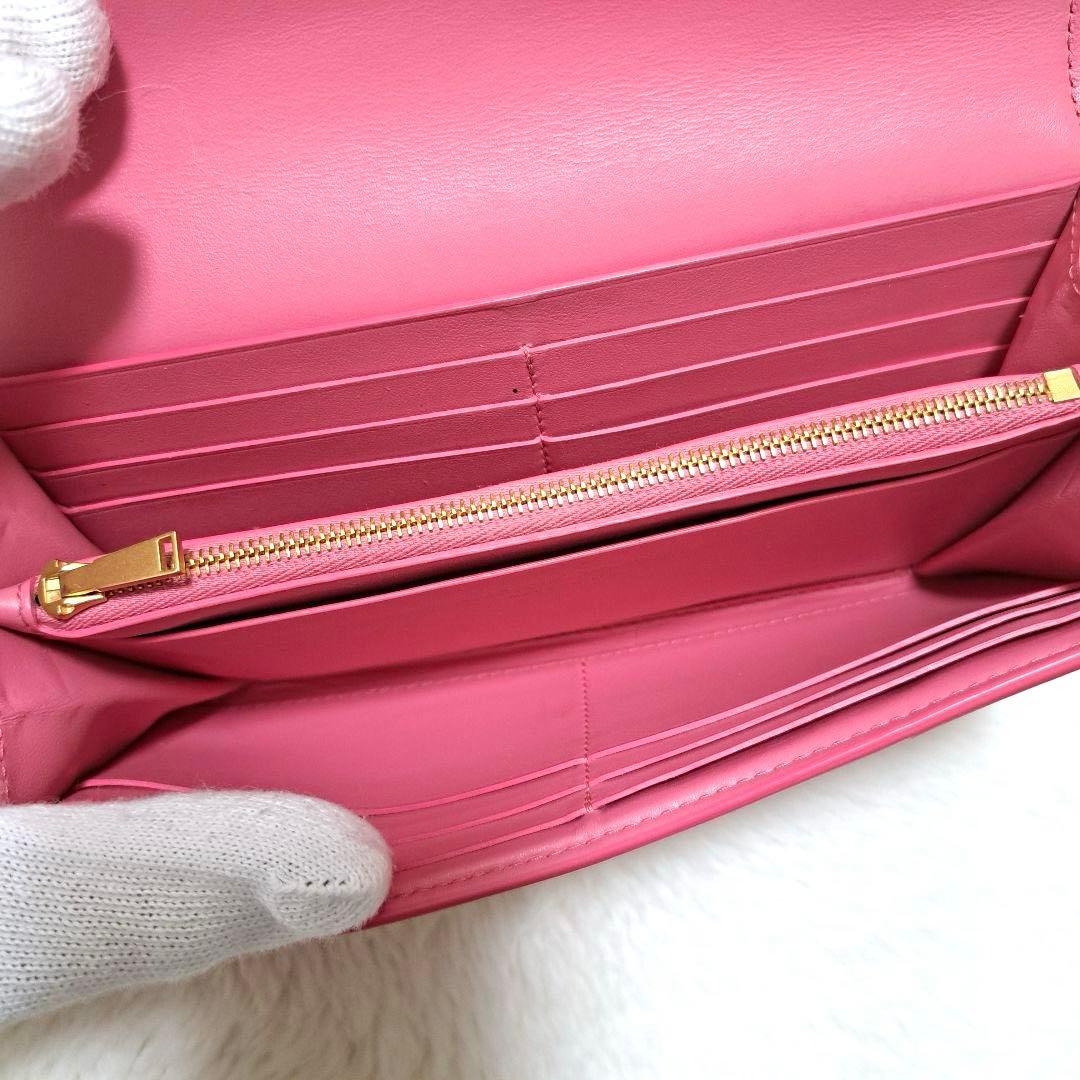 ✨美品　付属品完備✨ボッテガ　長財布　フラップ　カセット　イントレチャート