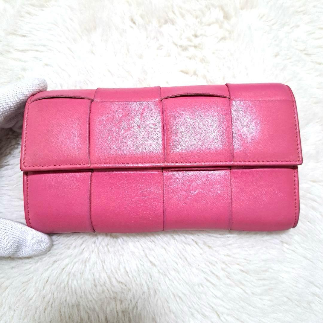✨美品　付属品完備✨ボッテガ　長財布　フラップ　カセット　イントレチャート