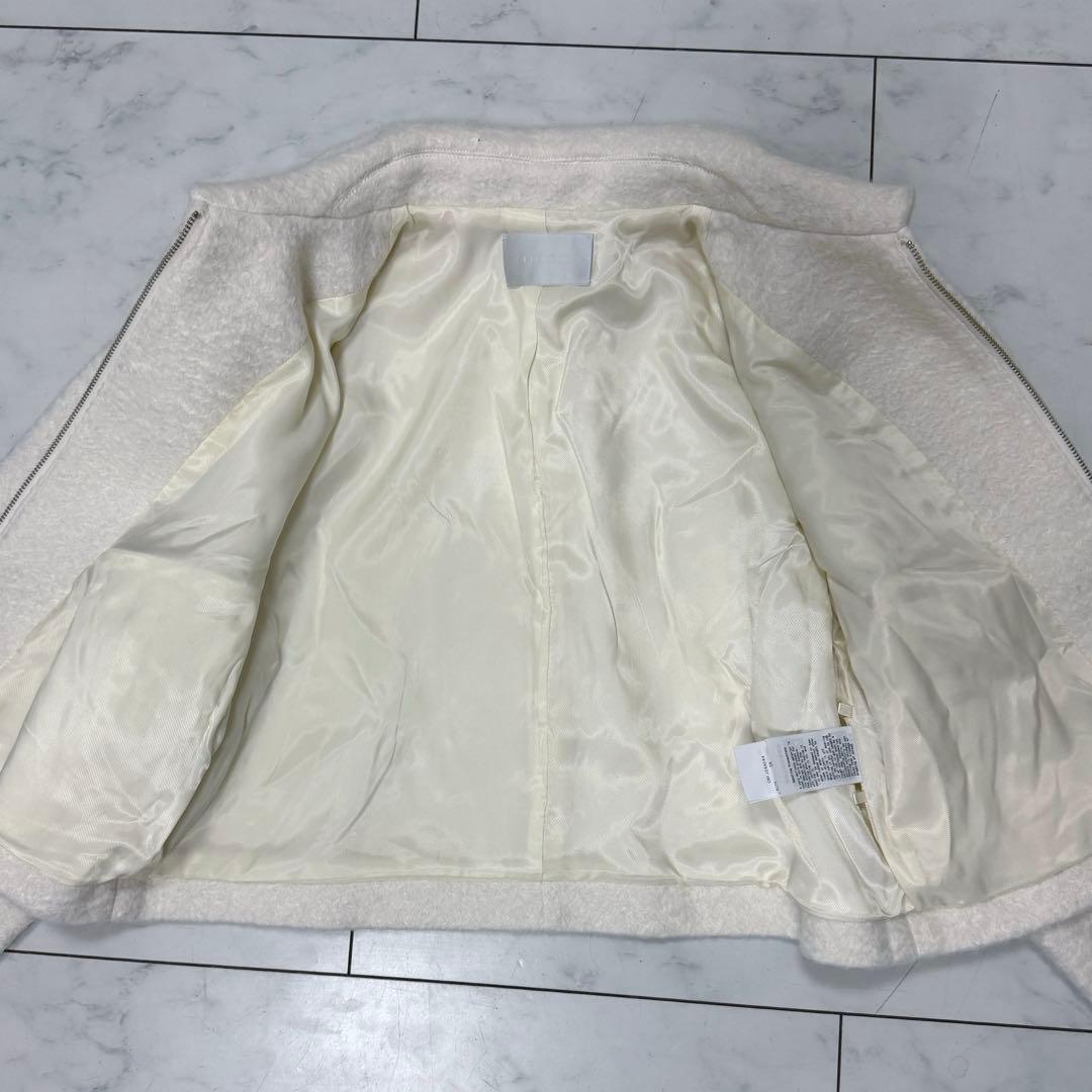 CELFORD バリエーションボックスショートジャケット　ホワイト