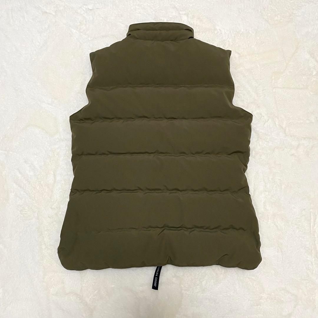 カナダグース　ダウンベスト　レディース　M カーキ
