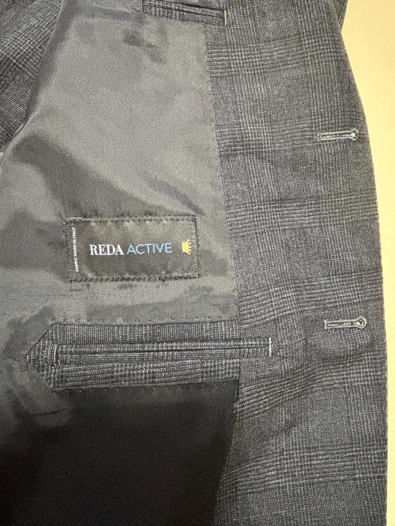 S873★テイジン新品ビジネススーツ大きいサイズA7グレンチェック グレー秋冬春